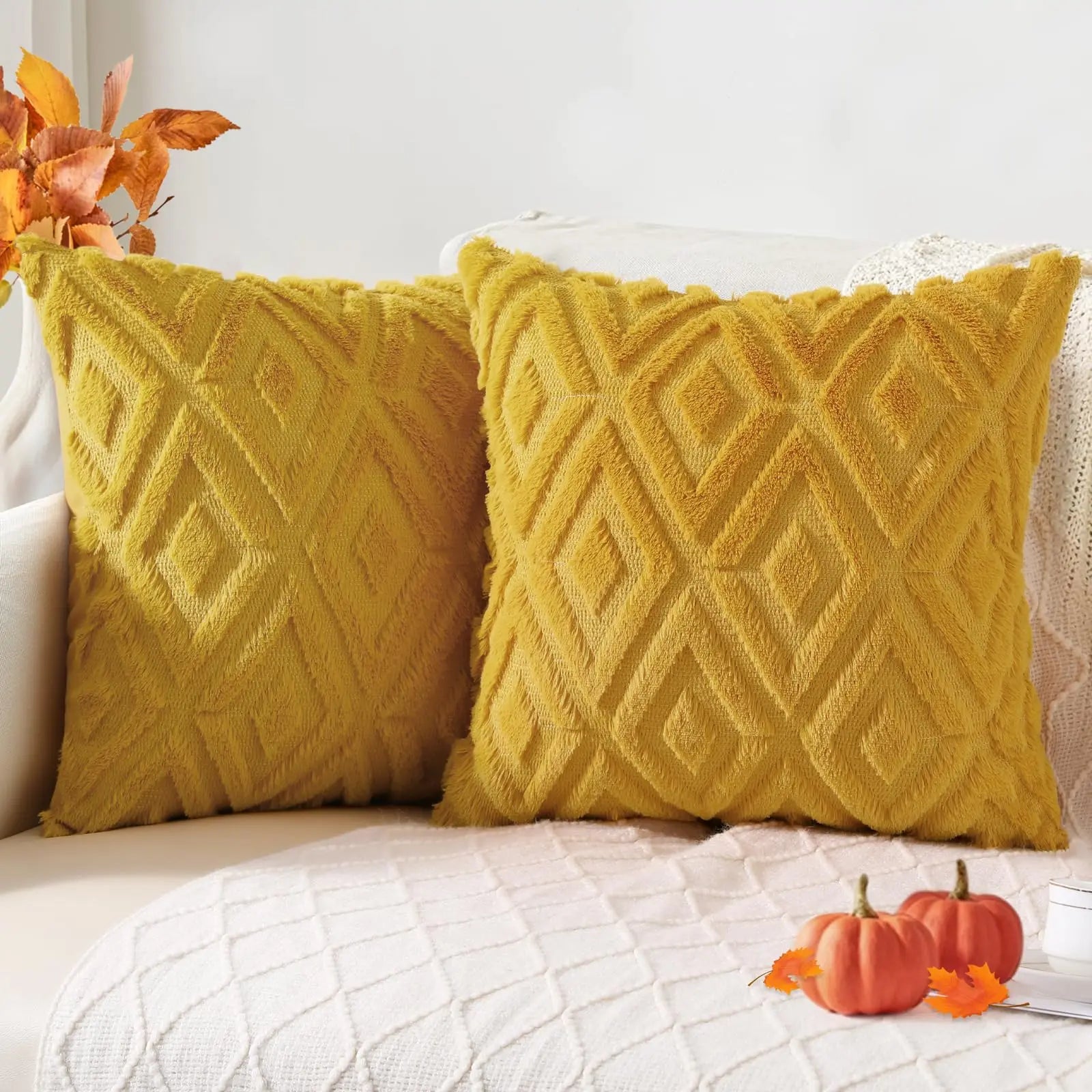 Elarina - Christmas Throw Pillow Decorative Cushion Set of 2 1