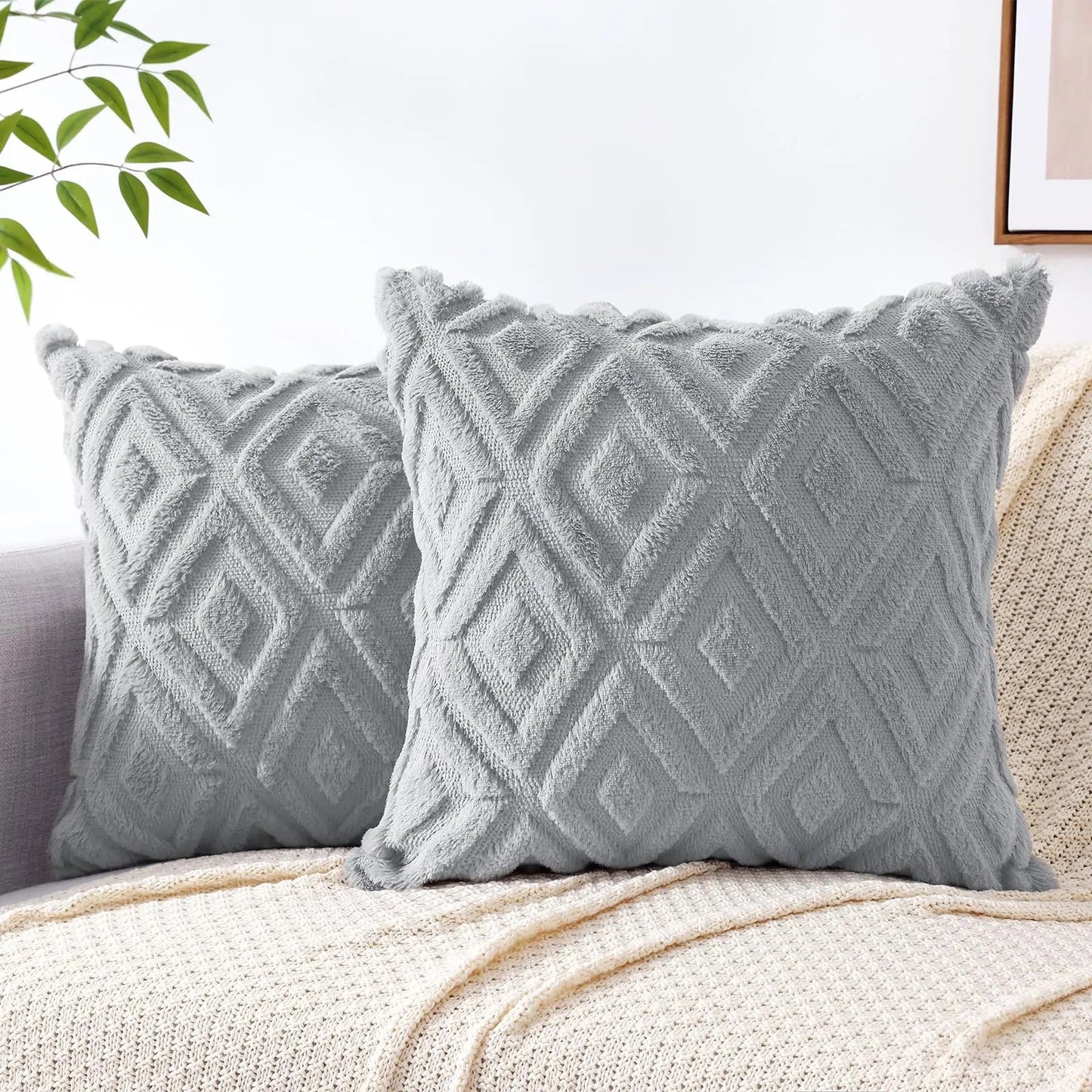 Elarina - Christmas Throw Pillow Decorative Cushion Set of 2 0