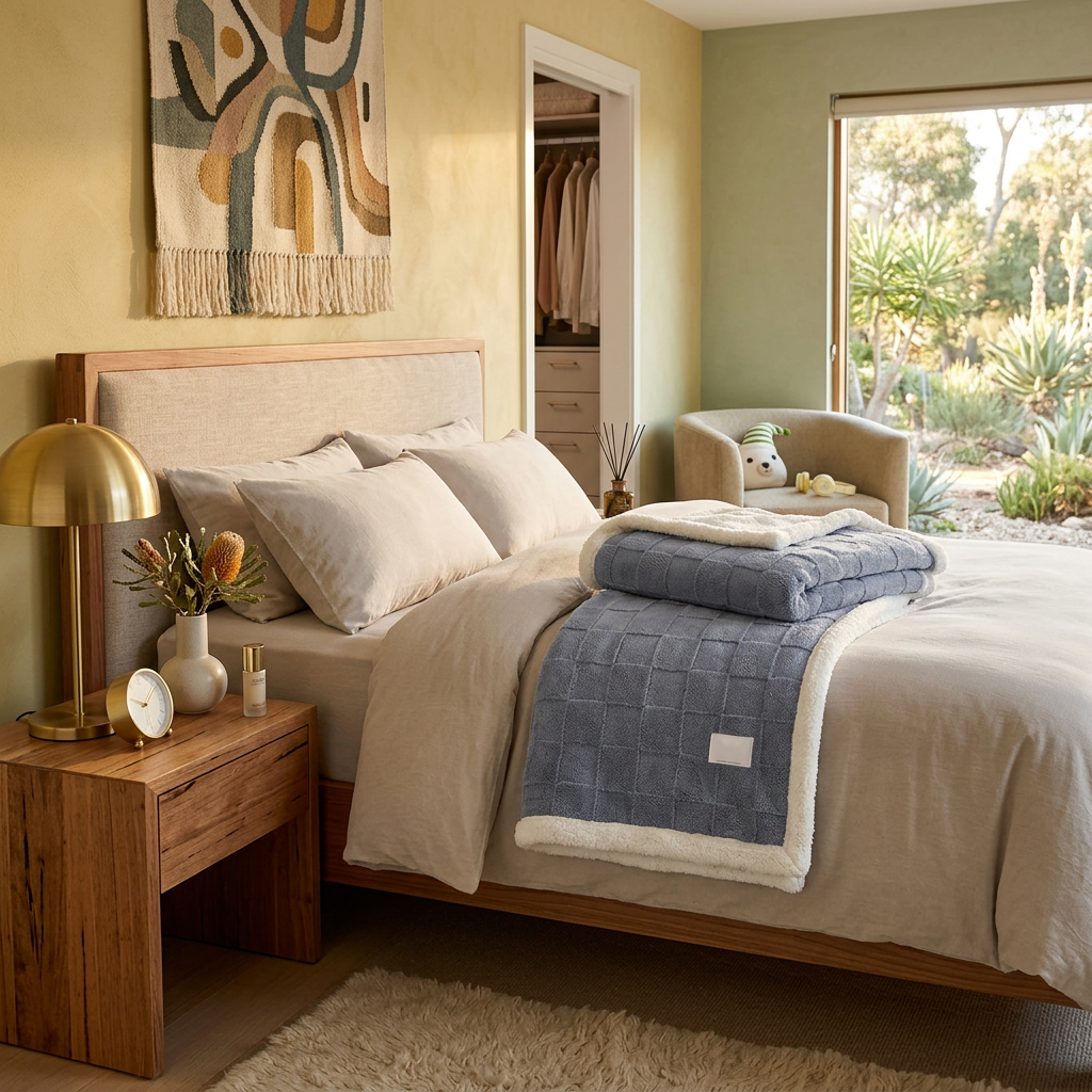Elara Haus Luxury Fleece Throw