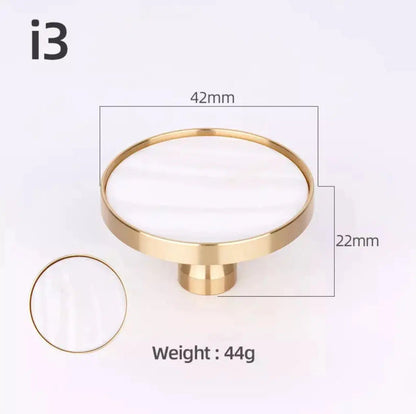 Brass and Stone Handles 17