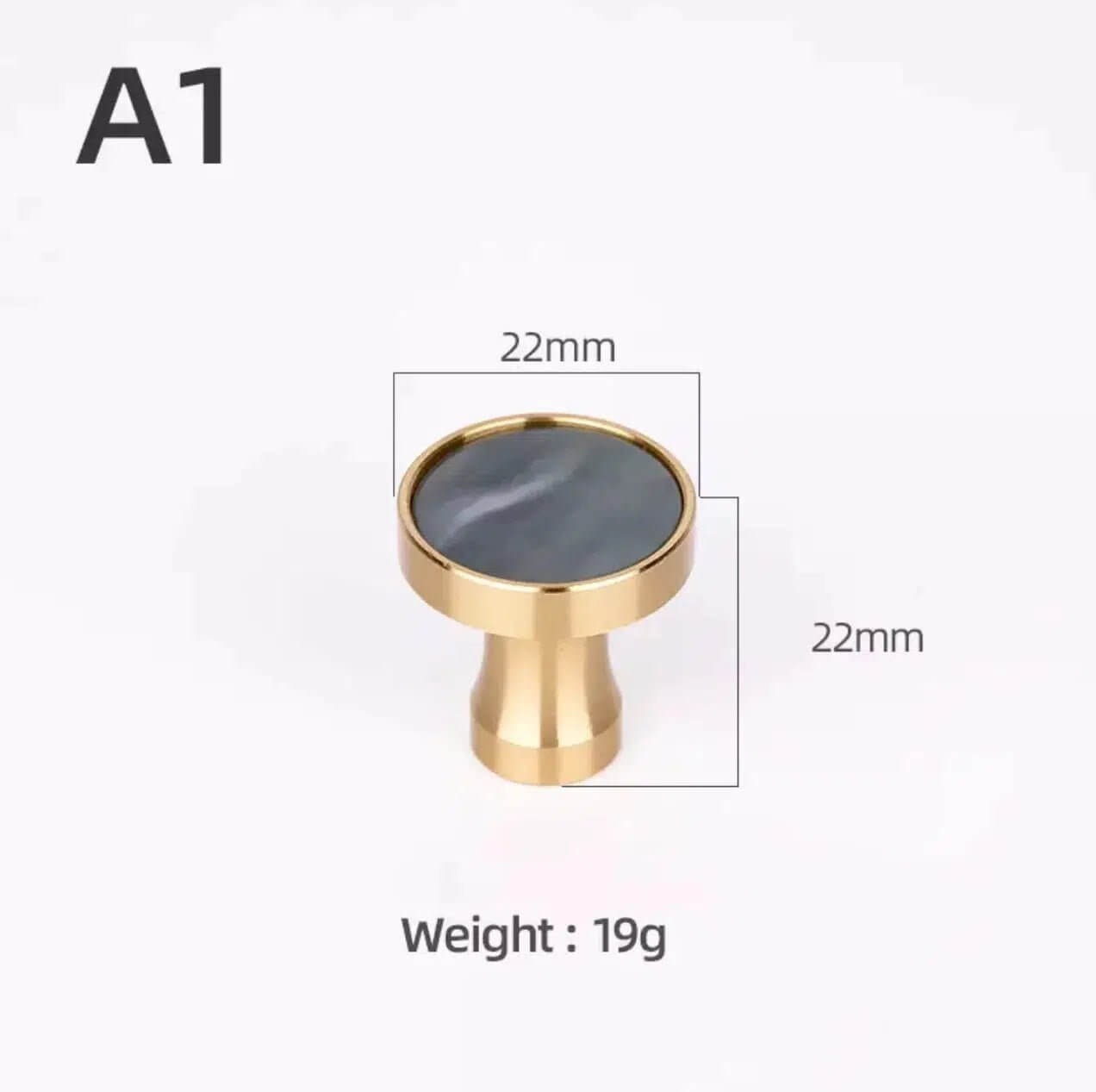 Brass and Stone Handles 0