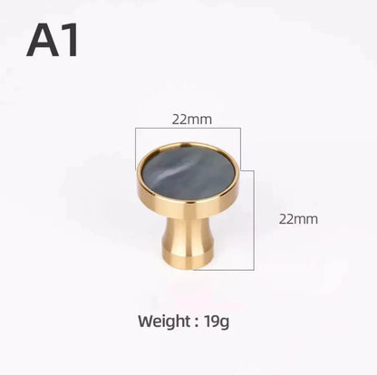 Brass and Stone Handles 0
