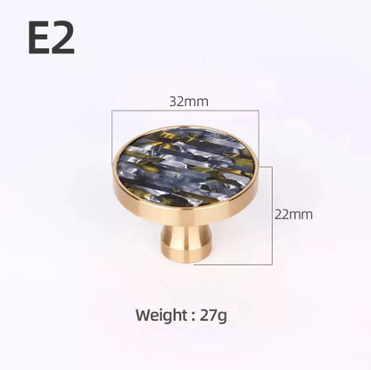 Brass and Stone Handles 19