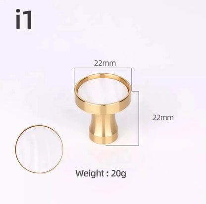 Brass and Stone Handles 20