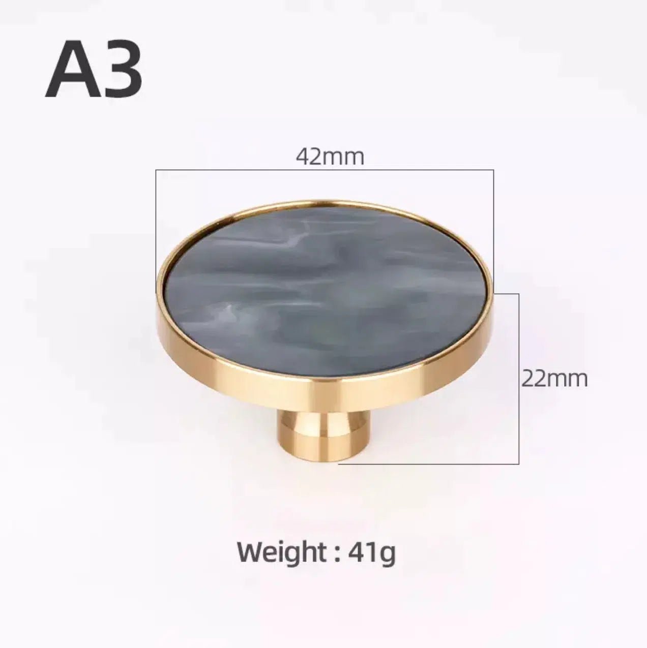 Brass and Stone Handles 23