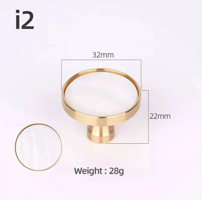 Brass and Stone Handles 24