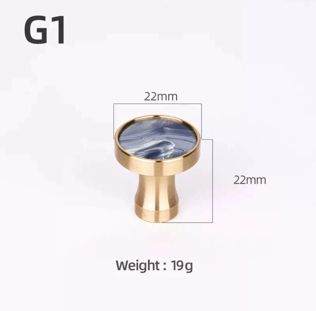 Brass and Stone Handles 27