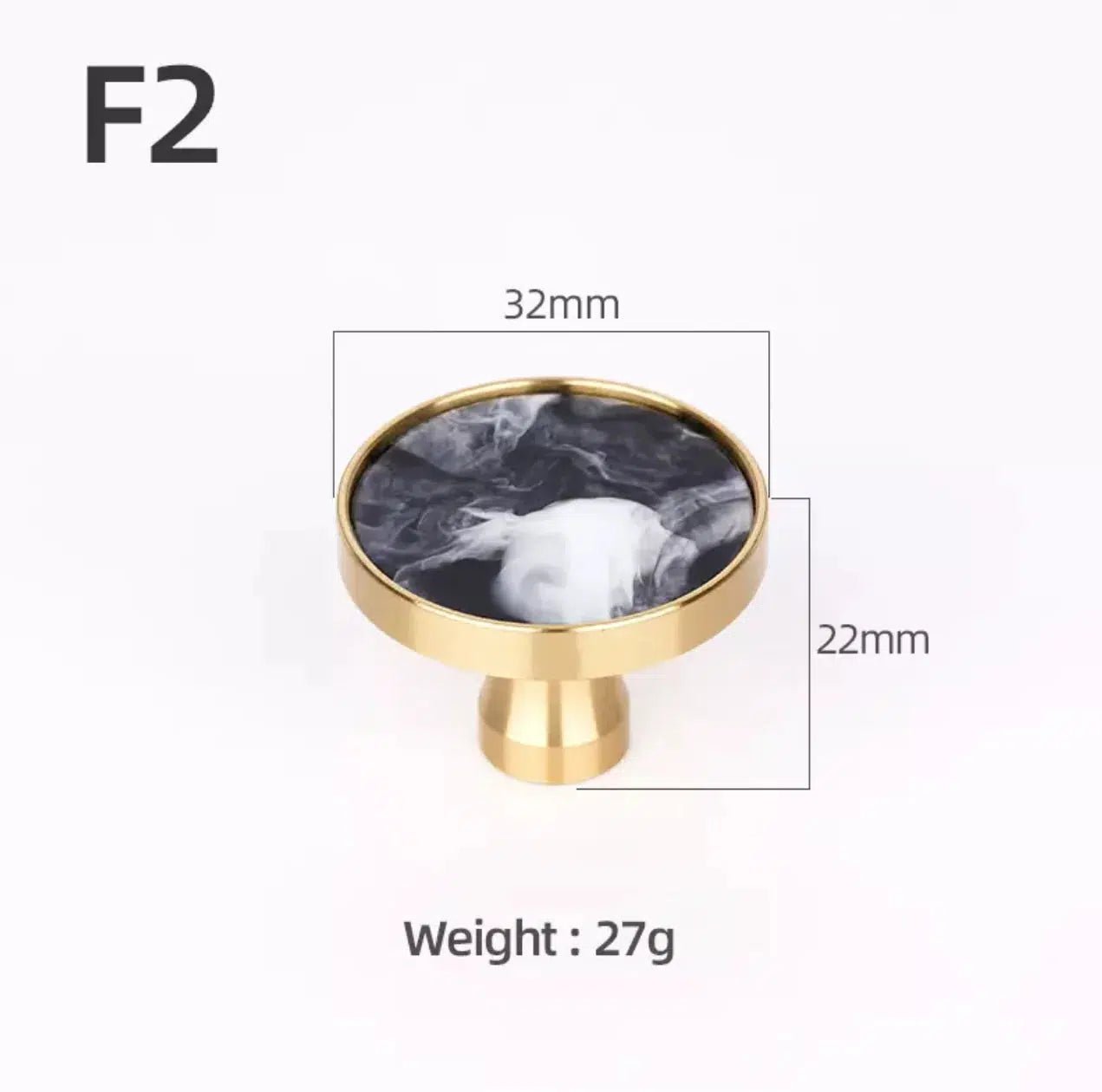 Brass and Stone Handles 29