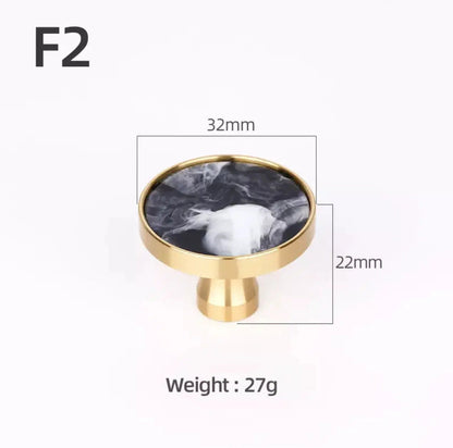 Brass and Stone Handles 29