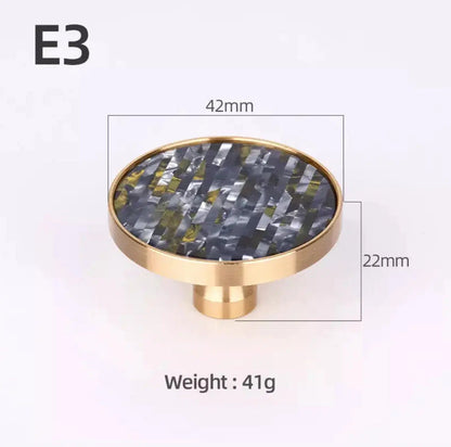 Brass and Stone Handles 33