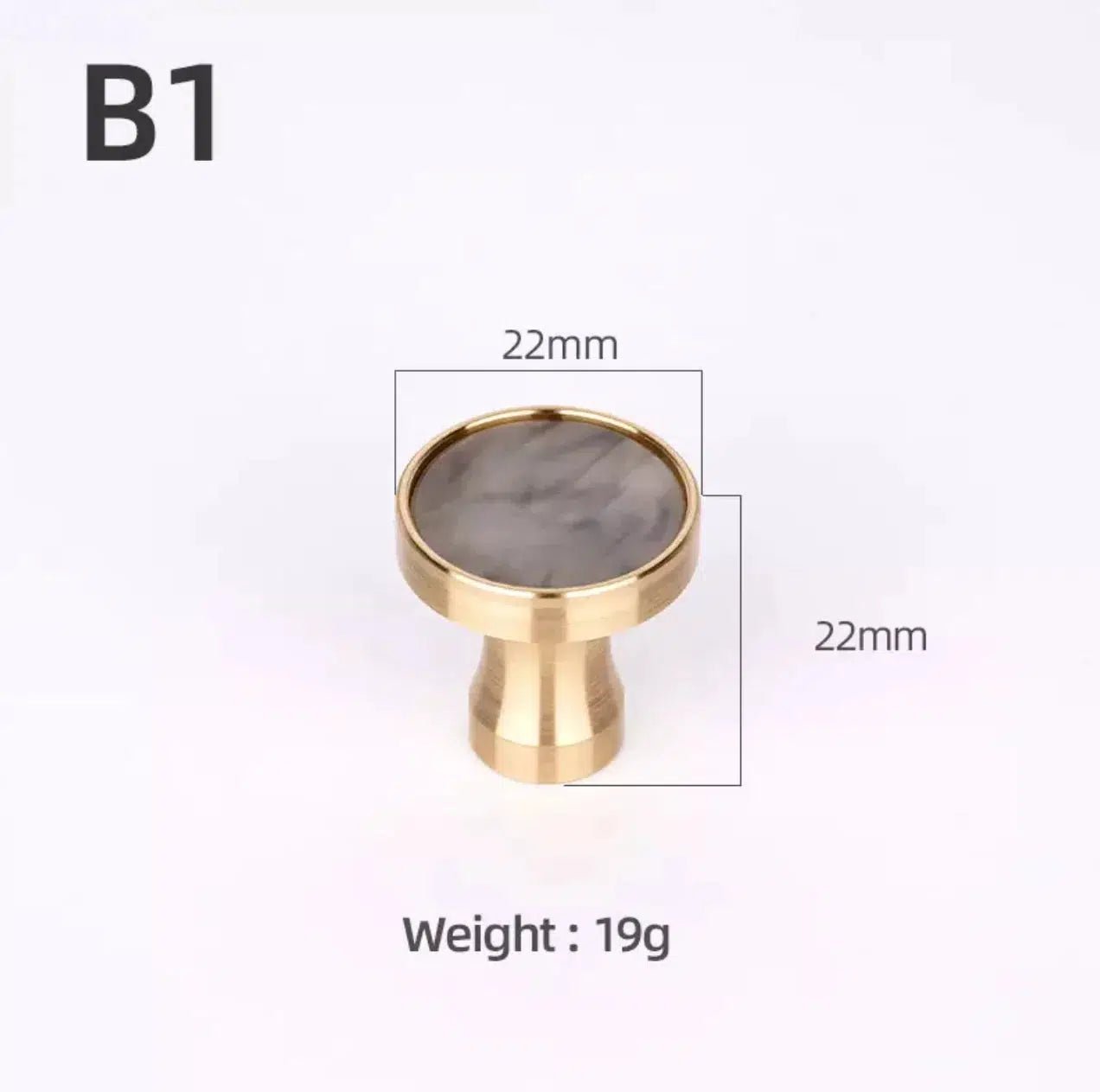 Brass and Stone Handles 35
