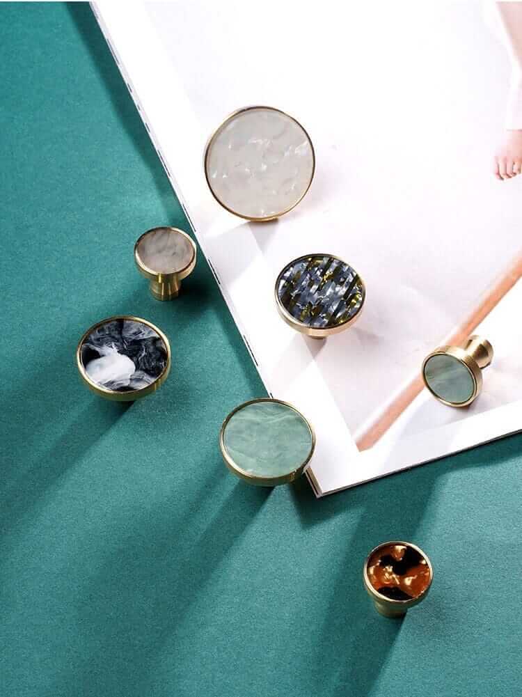 Brass and Stone Handles 3
