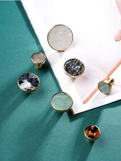 Brass and Stone Handles 3
