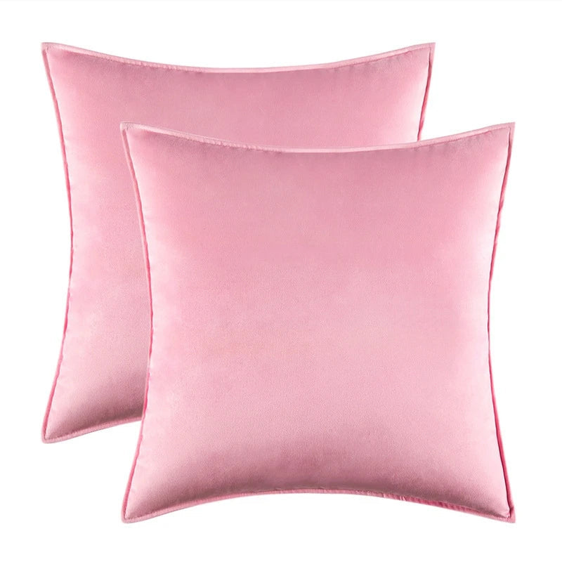 Melviro - Luxury Velvet Decorative Cushion Cover Set 8