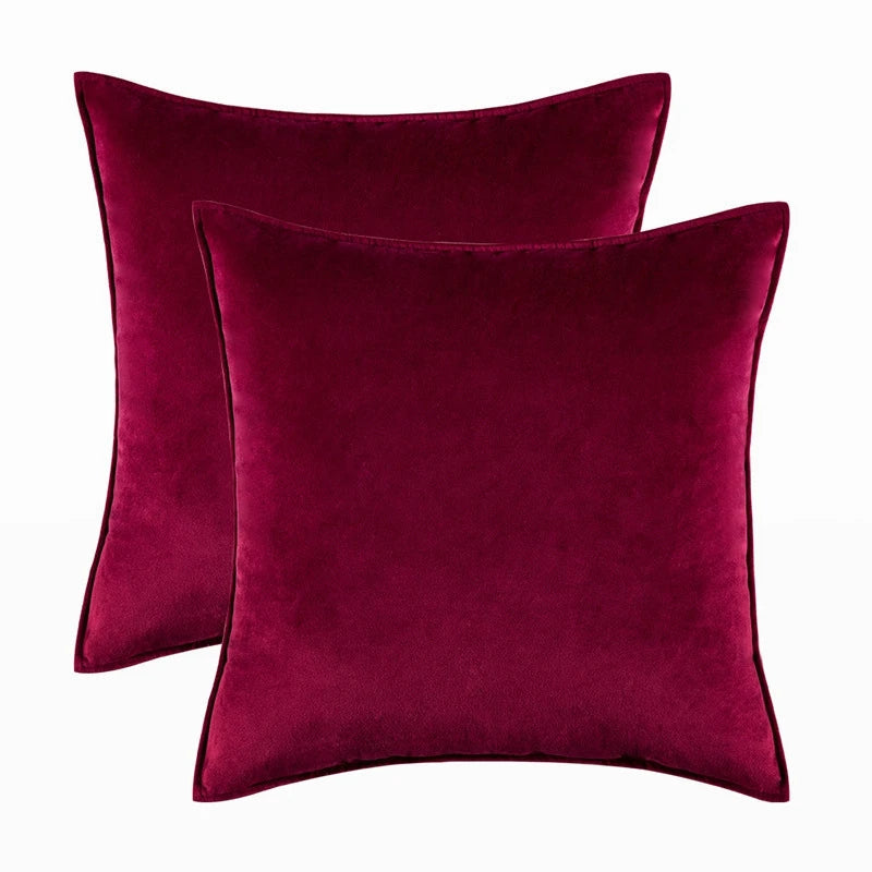 Melviro - Luxury Velvet Decorative Cushion Cover Set 11