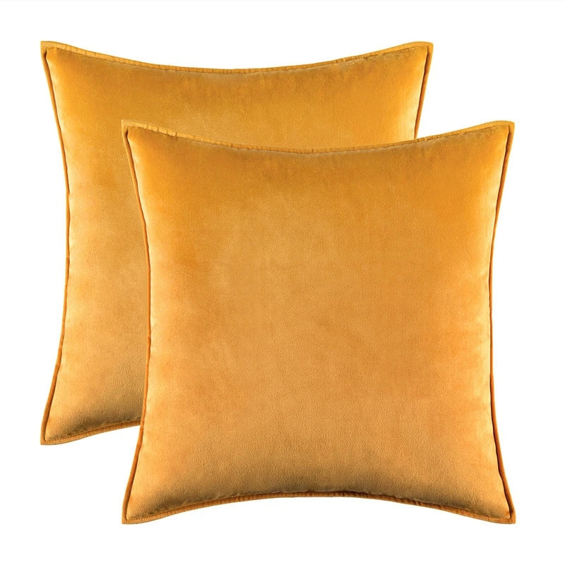 Melviro - Luxury Velvet Decorative Cushion Cover Set 13