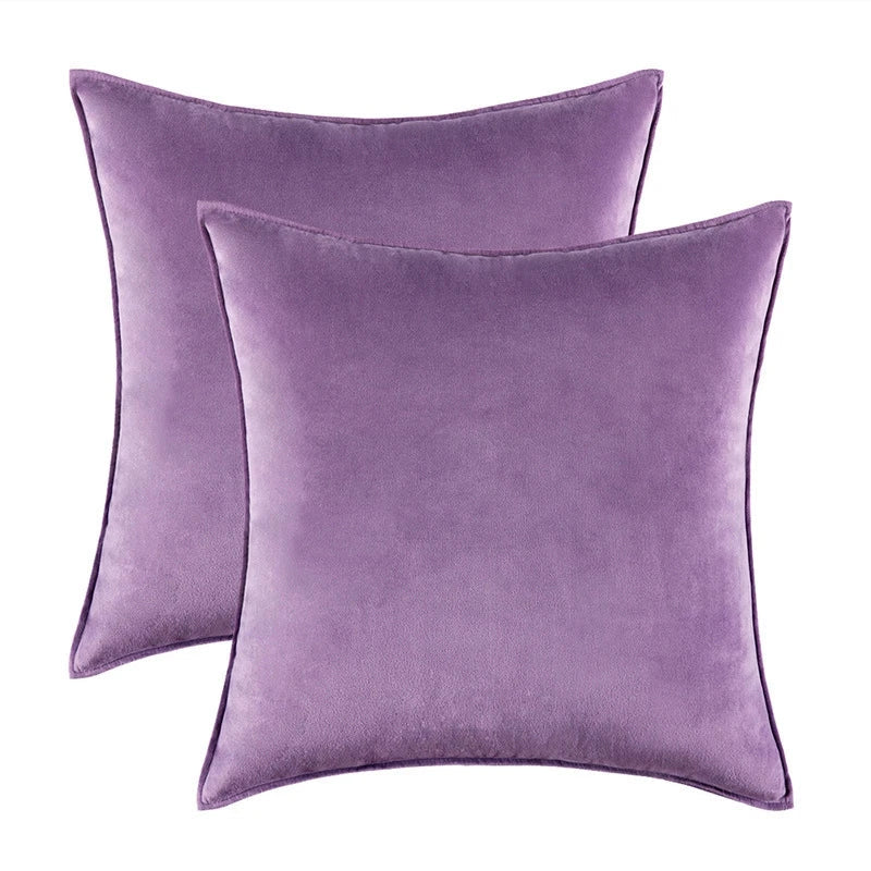 Melviro - Luxury Velvet Decorative Cushion Cover Set 16
