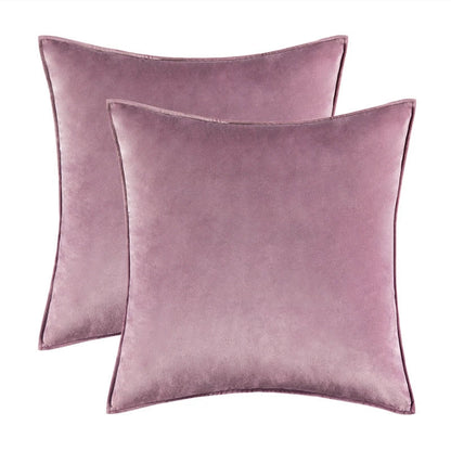 Melviro - Luxury Velvet Decorative Cushion Cover Set 17