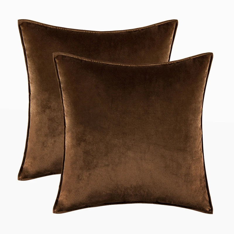 Melviro - Luxury Velvet Decorative Cushion Cover Set 0