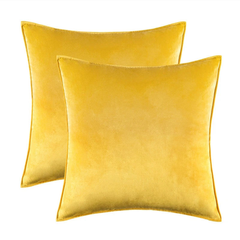 Melviro - Luxury Velvet Decorative Cushion Cover Set 18