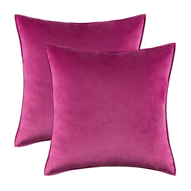 Melviro - Luxury Velvet Decorative Cushion Cover Set 21
