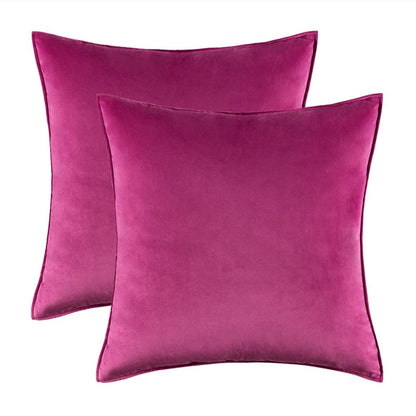 Melviro - Luxury Velvet Decorative Cushion Cover Set 21
