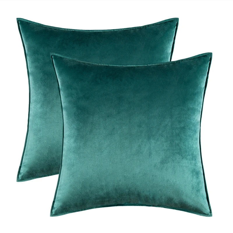 Melviro - Luxury Velvet Decorative Cushion Cover Set 22