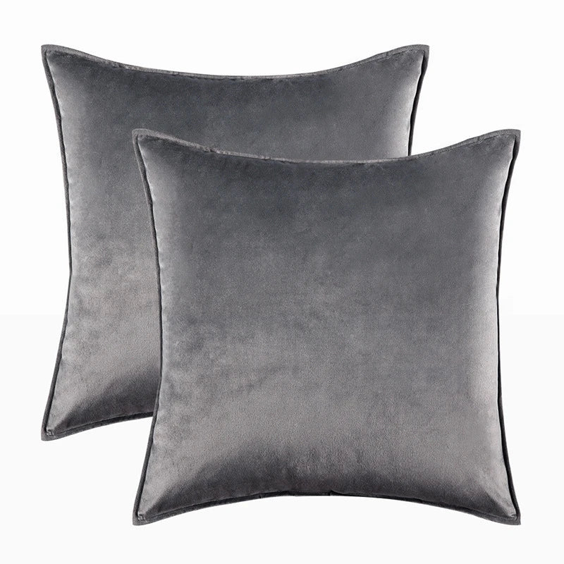 Melviro - Luxury Velvet Decorative Cushion Cover Set 23