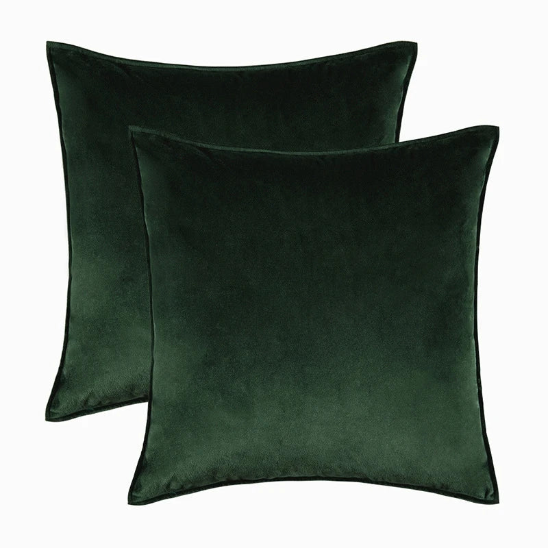 Melviro - Luxury Velvet Decorative Cushion Cover Set 4