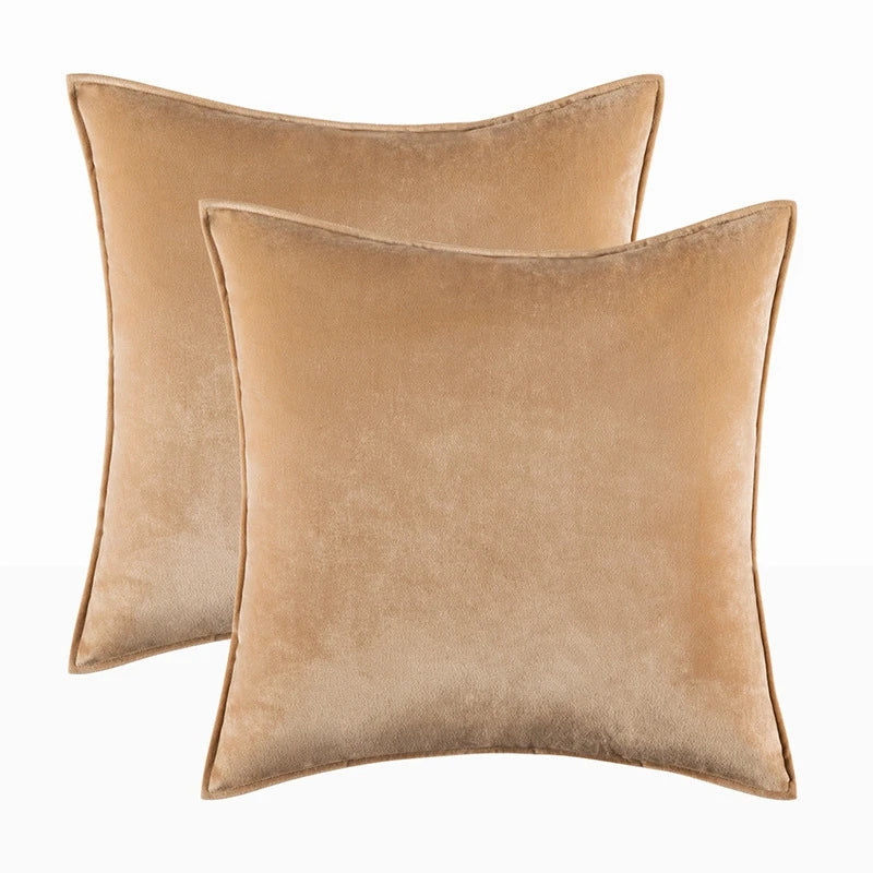 Melviro - Luxury Velvet Decorative Cushion Cover Set 6