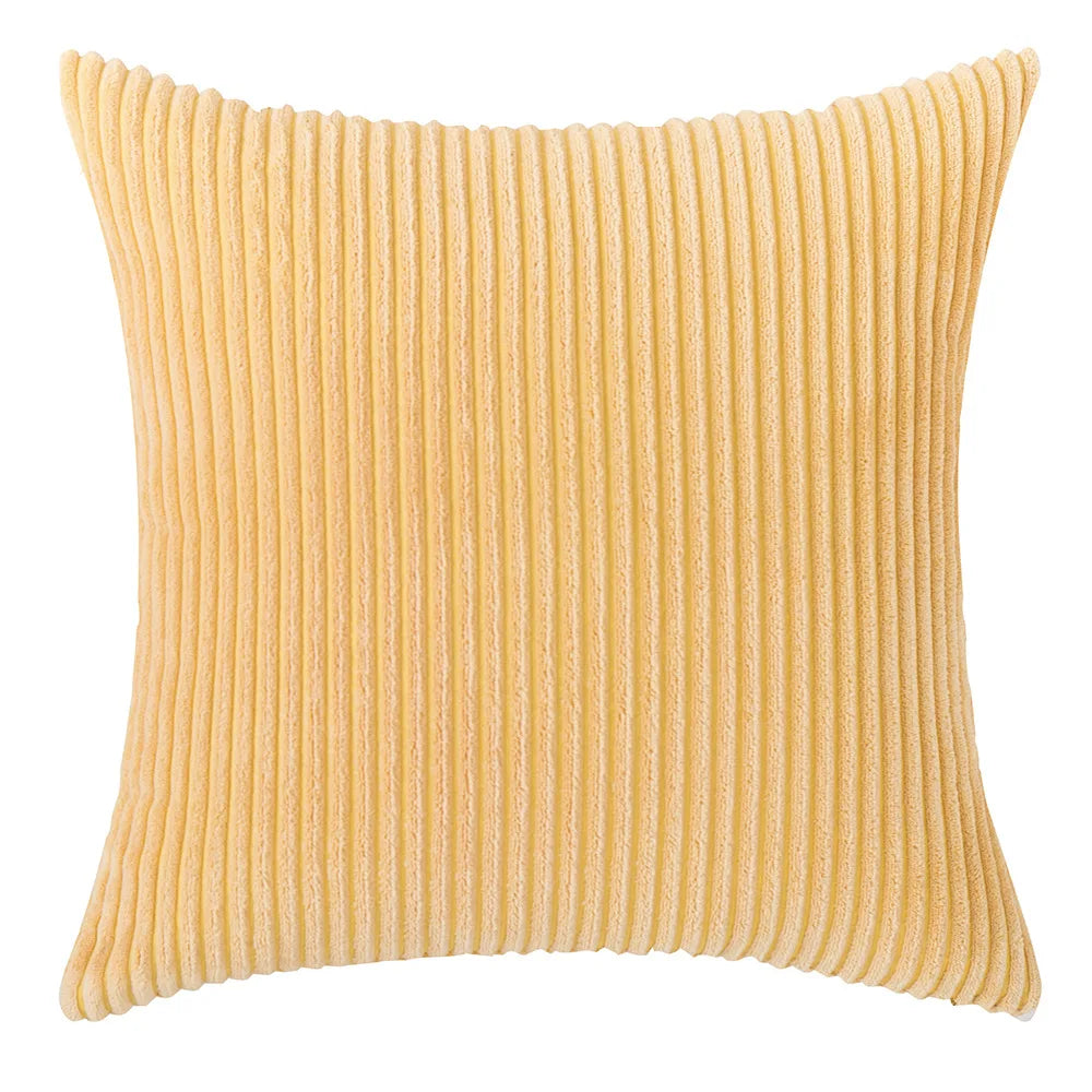Elviron - Corduroy Striped Decorative Cushion Cover 8