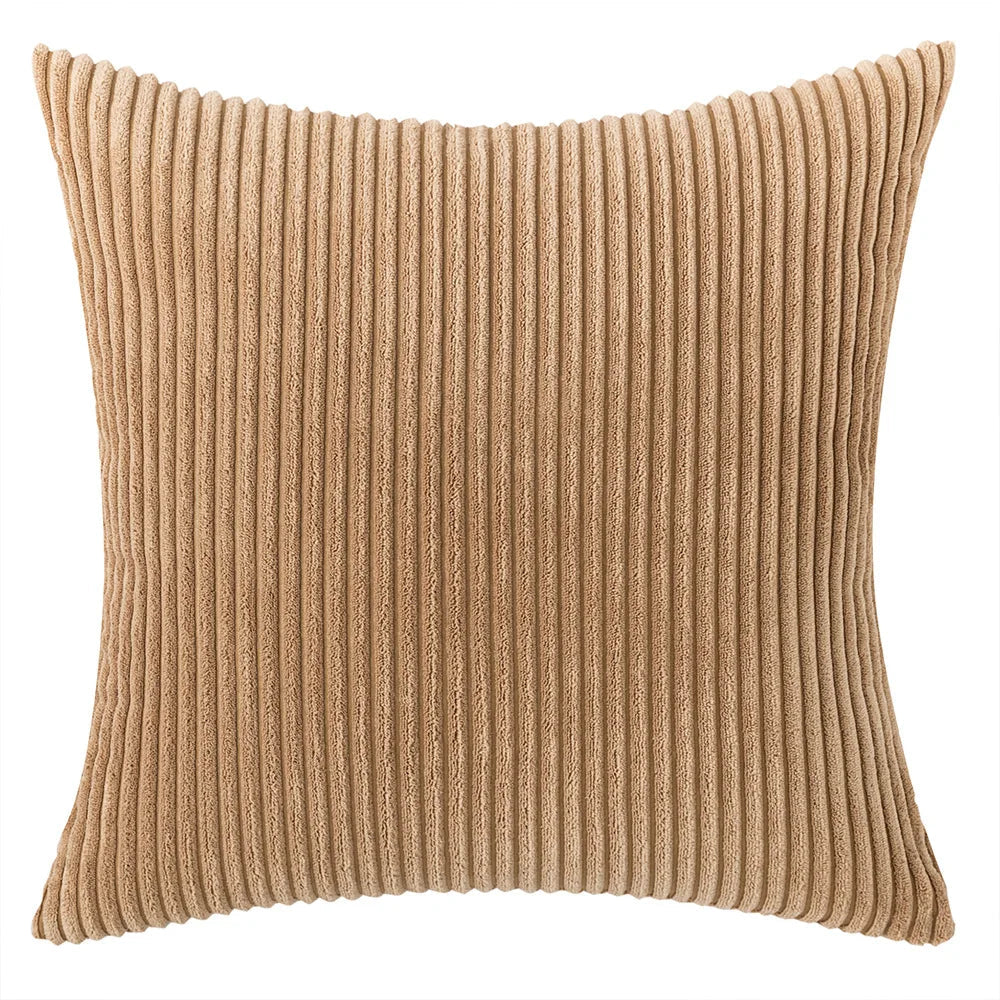 Elviron - Corduroy Striped Decorative Cushion Cover 10