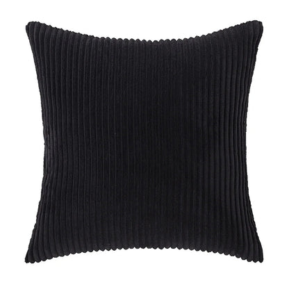 Elviron - Corduroy Striped Decorative Cushion Cover 17