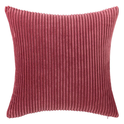 Elviron - Corduroy Striped Decorative Cushion Cover 0