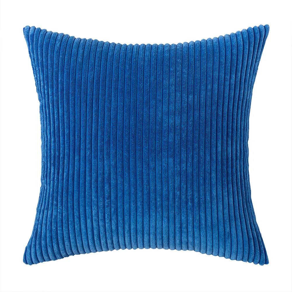 Elviron - Corduroy Striped Decorative Cushion Cover 18