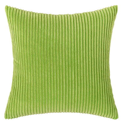 Elviron - Corduroy Striped Decorative Cushion Cover 19