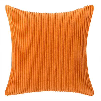 Elviron - Corduroy Striped Decorative Cushion Cover 21