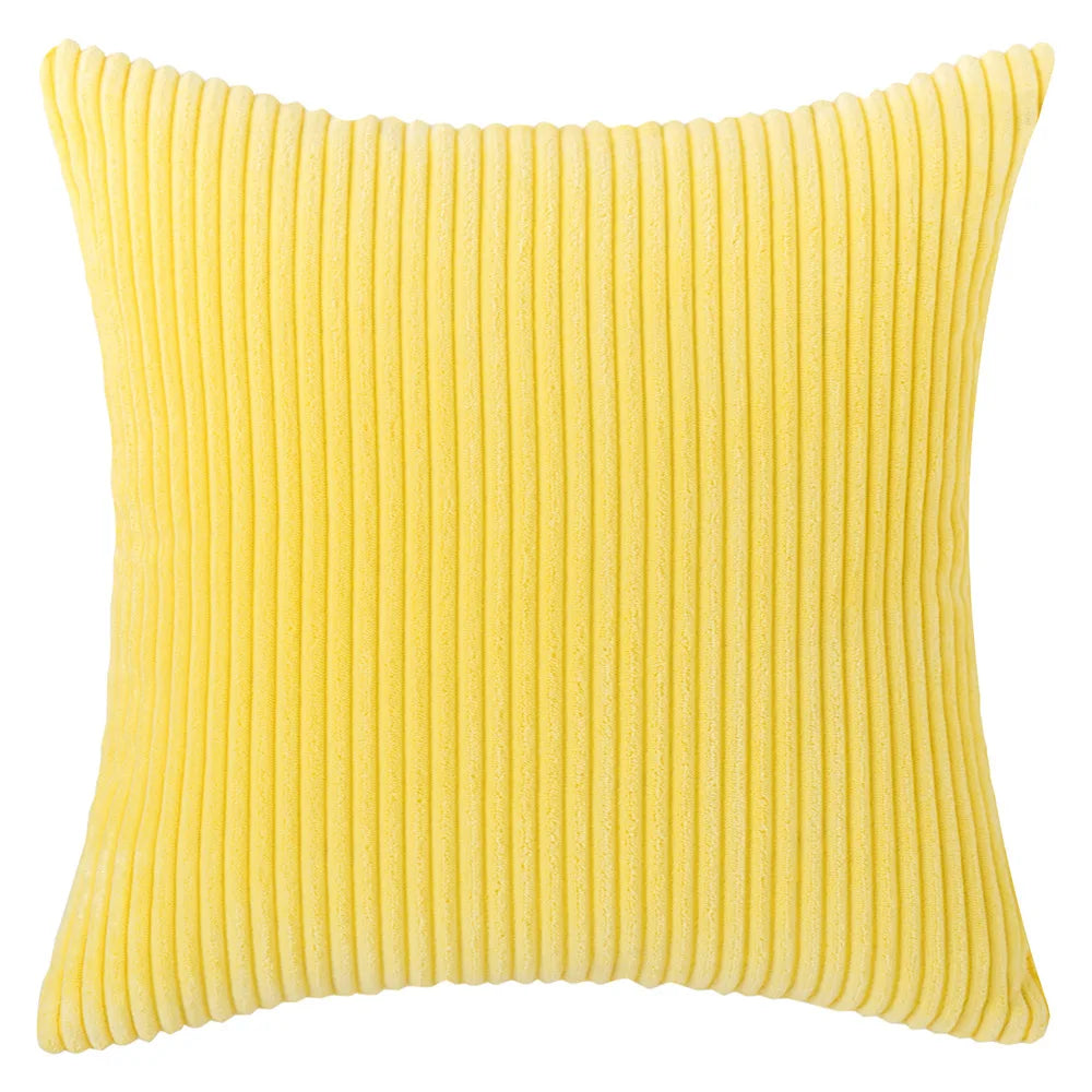 Elviron - Corduroy Striped Decorative Cushion Cover 1