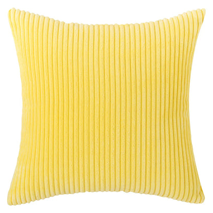 Elviron - Corduroy Striped Decorative Cushion Cover 1