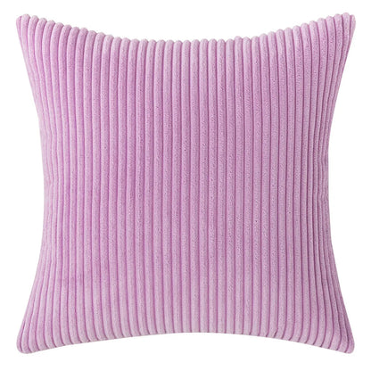 Elviron - Corduroy Striped Decorative Cushion Cover 3