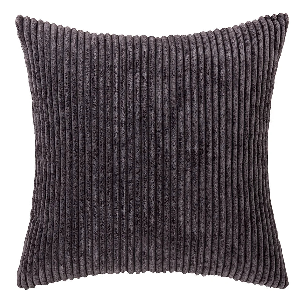 Elviron - Corduroy Striped Decorative Cushion Cover 7