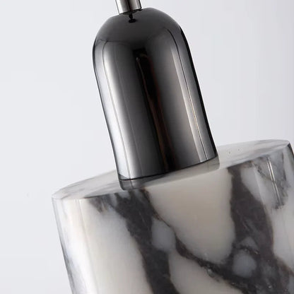 Hanging Lamp with Marble Style Shade 8