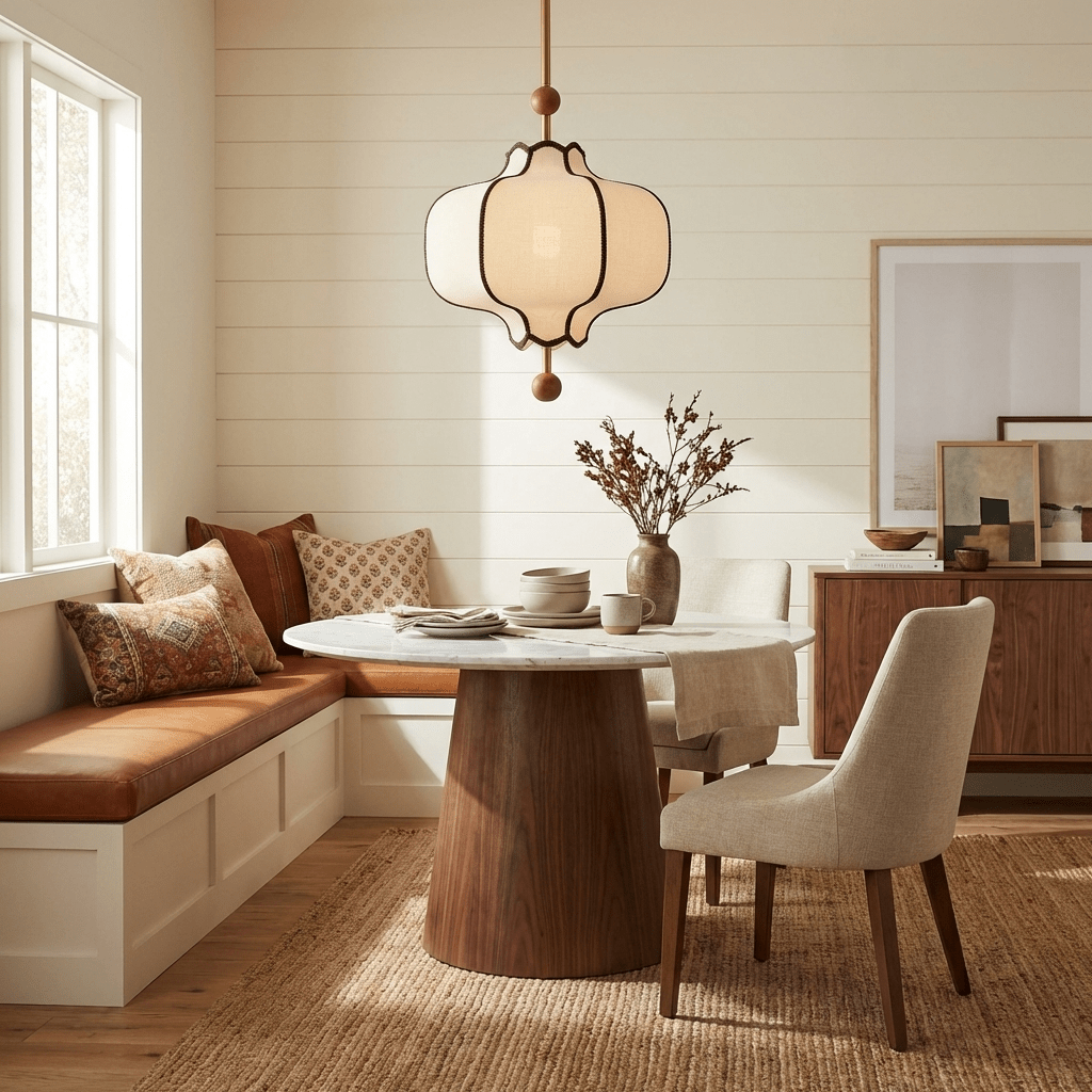 Lantern Fabric Pendant Light 7