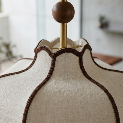 Elara Haus Mid Century Fabric Ceiling Light