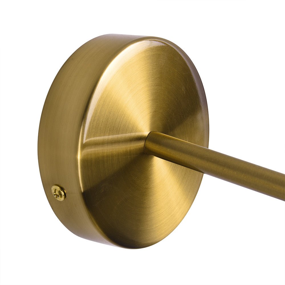 Mid-Century 2-Light Up And Down Double Cone Armed Wall Sconce 7