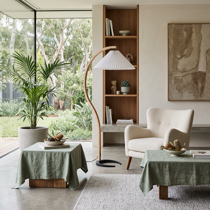 Elara Haus Mid-Century Modern Caprani-Style Floor Lamp