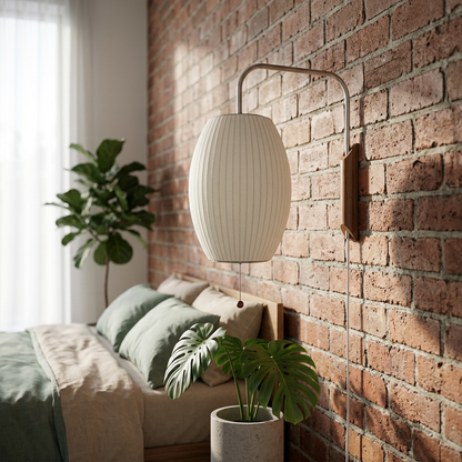 Elara Haus Mid Century Polymer Wall Sconce