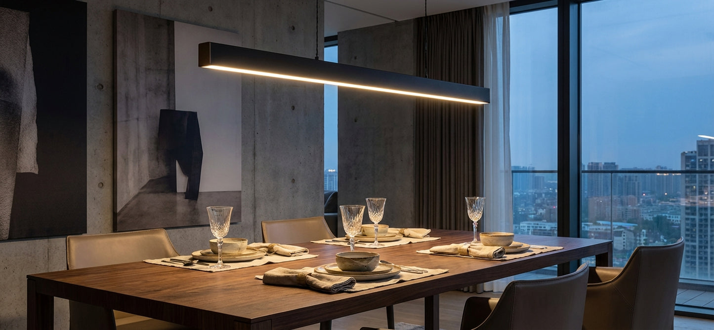 Elara Haus Minimalist Bar Pendant - Modern LED Dining Light