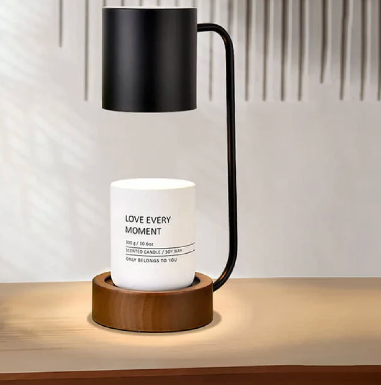 Table lamp for candles - a modern warmer in a minimalist style 1