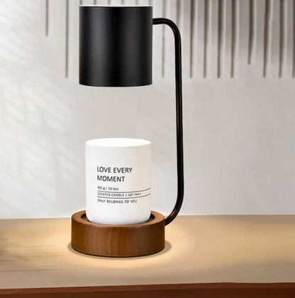Table lamp for candles - a modern warmer in a minimalist style 1